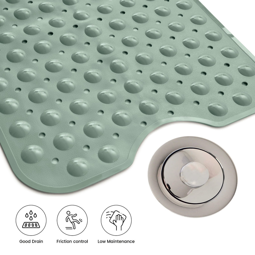 Non Slip Bathtub Mats Suction Cups Washable Bathroom Inside Shower Mat Anti Mold