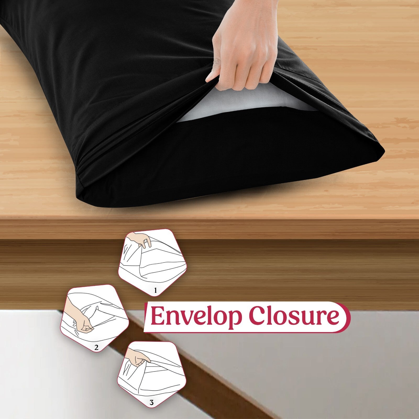 Pack of 2, 4 & 6 Pillow Cover Set Ultra Soft Microfiber Pillowcases Queen King