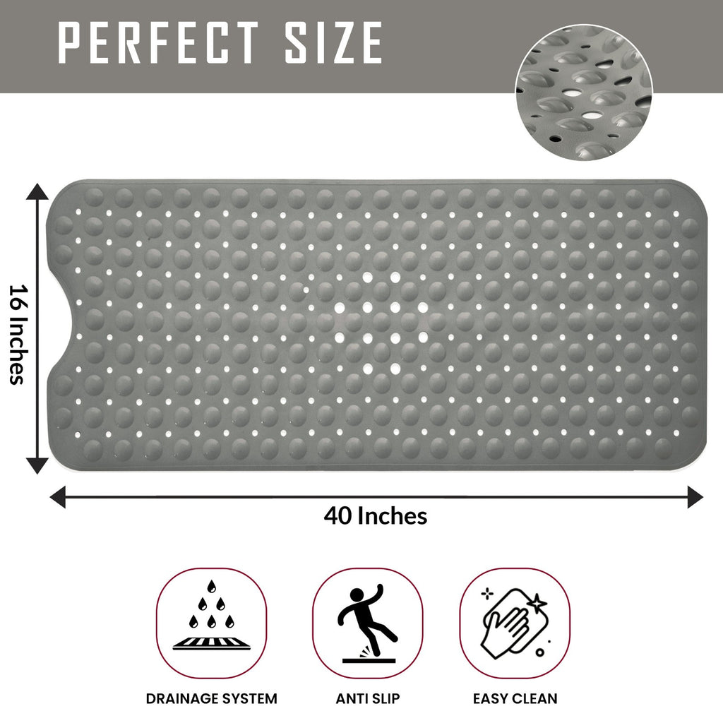 Non Slip Bathtub Mats Suction Cups Washable Bathroom Inside Shower Mat Anti Mold
