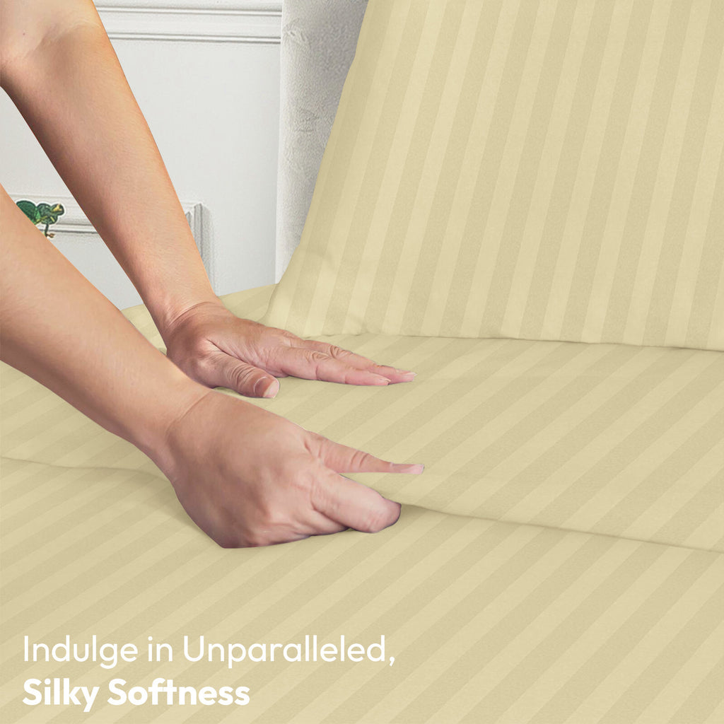 4 Piece Bed Sheet Set Deep Pocket 1800 Series Hotel Bed Sheet Microfiber Comfort