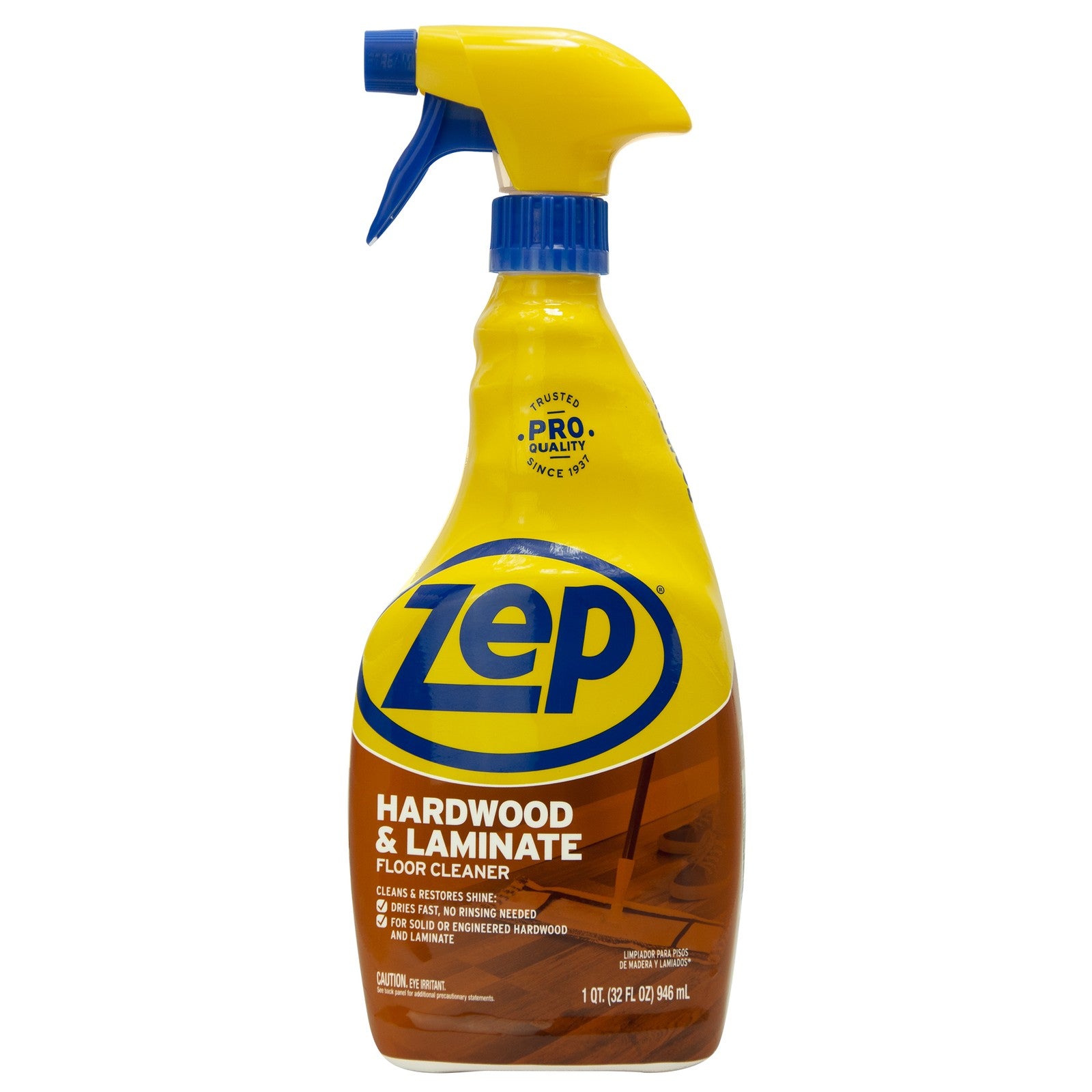 Zep Hardwood and Laminate Floor Cleaner - 32 Oz (Case of 4) - ZUHLF324