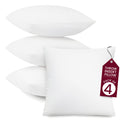 Throw Pillows Insert Cushion Pack of 4 Ultra Soft Bed & Couch Sofa Decor Pillows