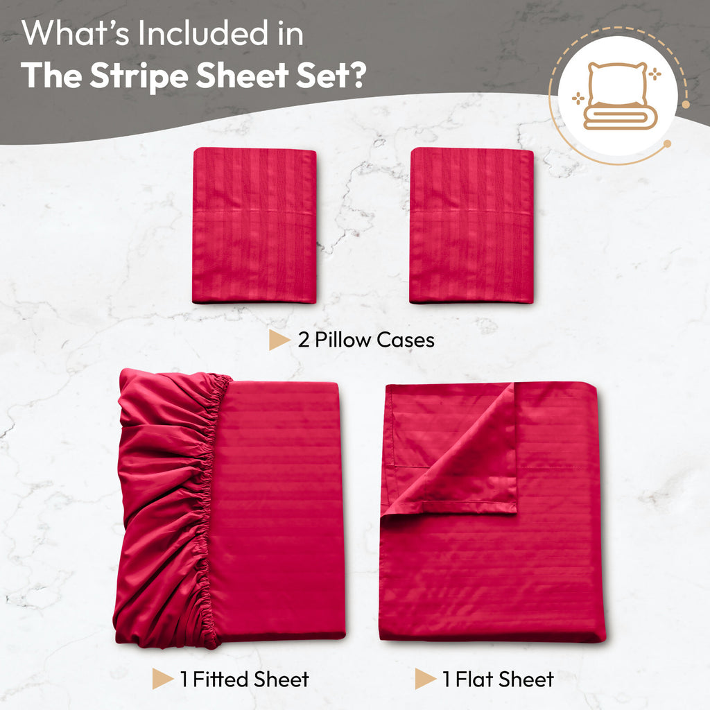 4 Piece Bed Sheet Set Deep Pocket 1800 Series Hotel Bed Sheet Microfiber Comfort