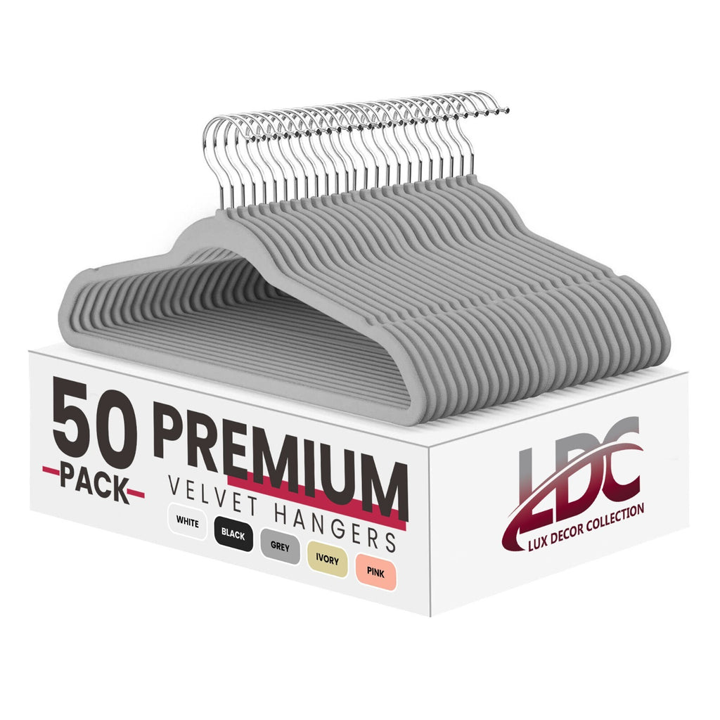 Velvet Hangers Cloths 30/50 Pack Premium Lightweight Space Saver Non Slip Hanger