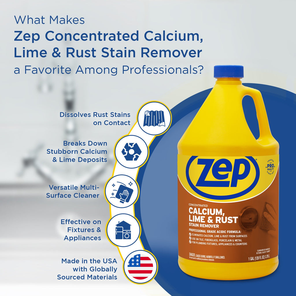 Zep Concentrated Calcium, Lime and Rust Stain Remover