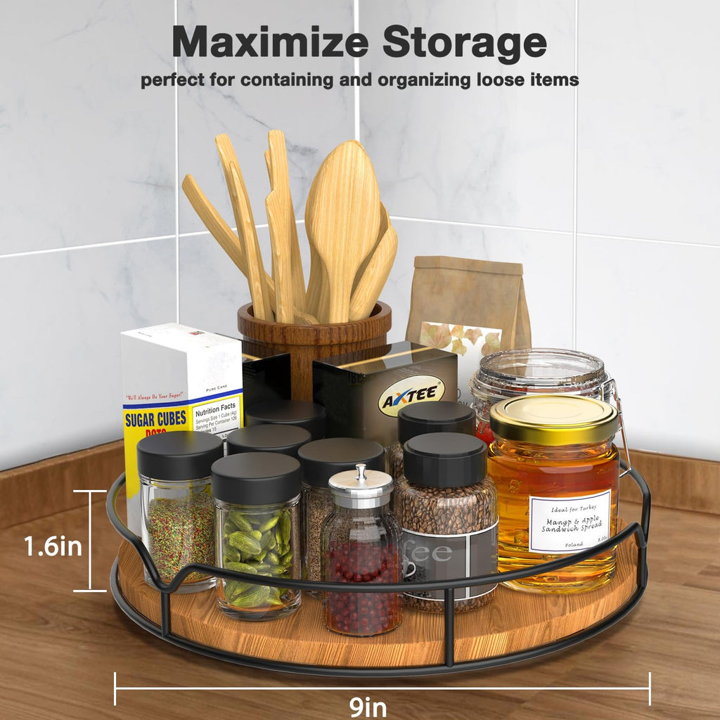 Lazy Susan Turntable Organizer for KitchenCabinet Pantry Rfrigerator