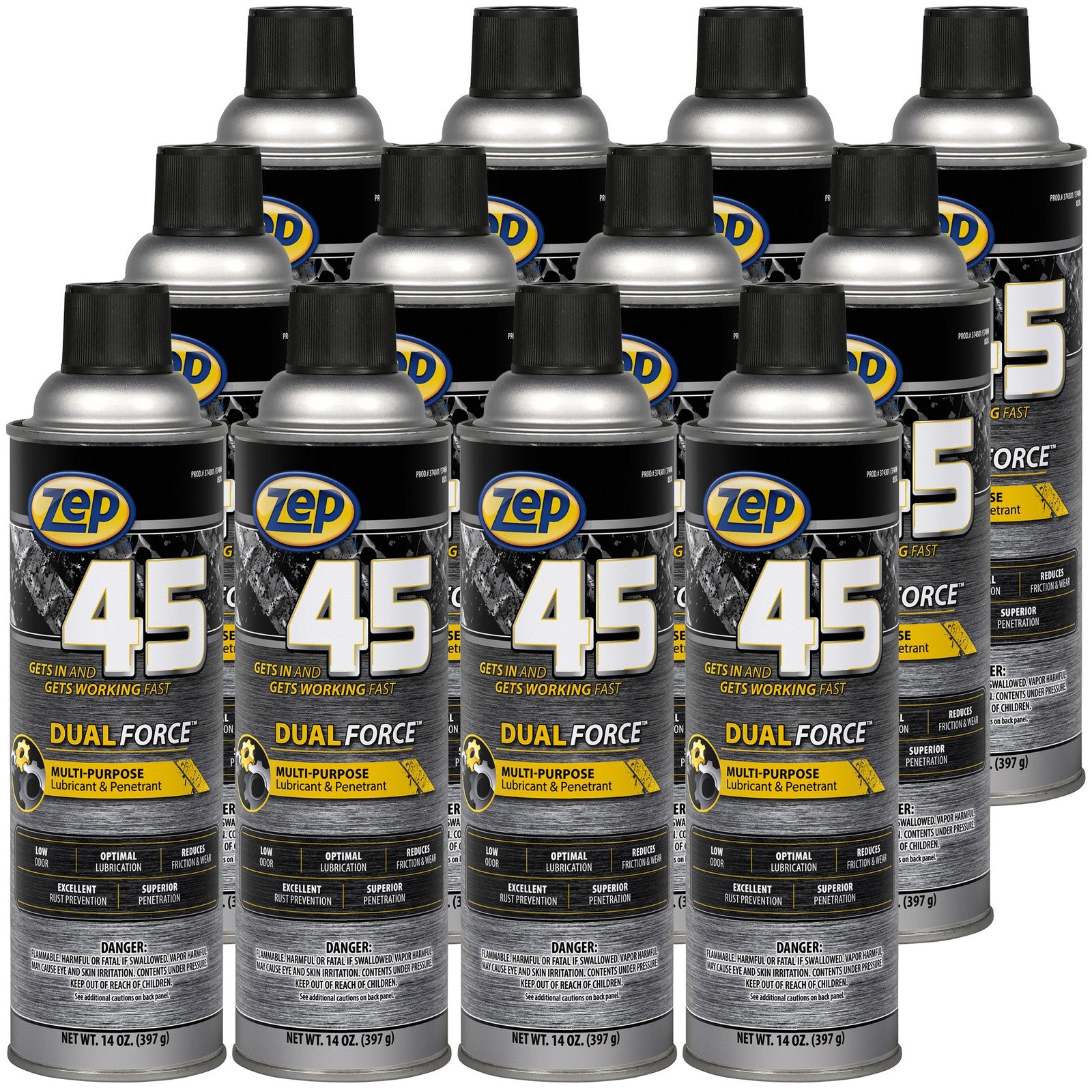 Zep 45 Dual Force Multi-Purpose Lubricant and Penetrant Aerosol