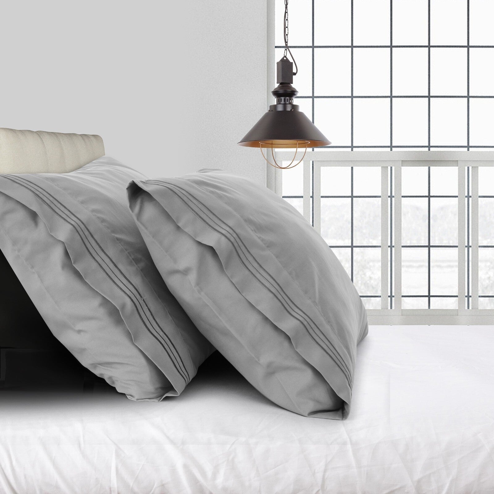 Pack of 2, 4 & 6 Pillow Cover Set Ultra Soft Microfiber Pillowcases Queen King