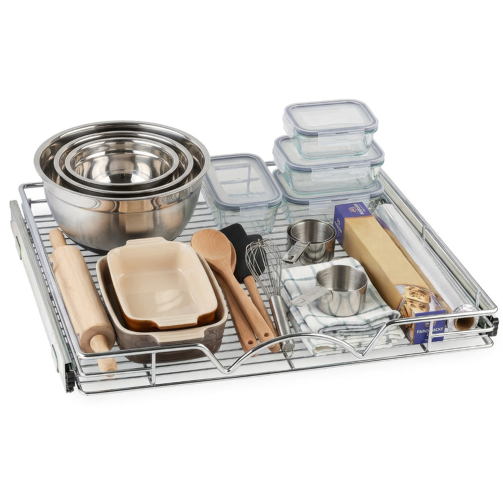 HOLDN' STORAGE Pull Out Cabinet Organizer, Heavy Duty- Lifetime Limited Warranty