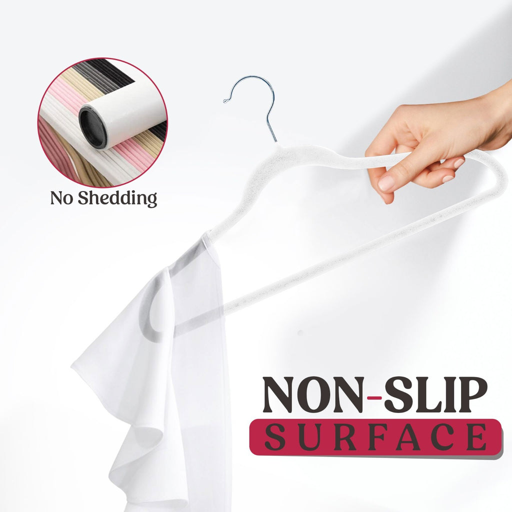 Velvet Hangers Cloths 30/50 Pack Premium Lightweight Space Saver Non Slip Hanger