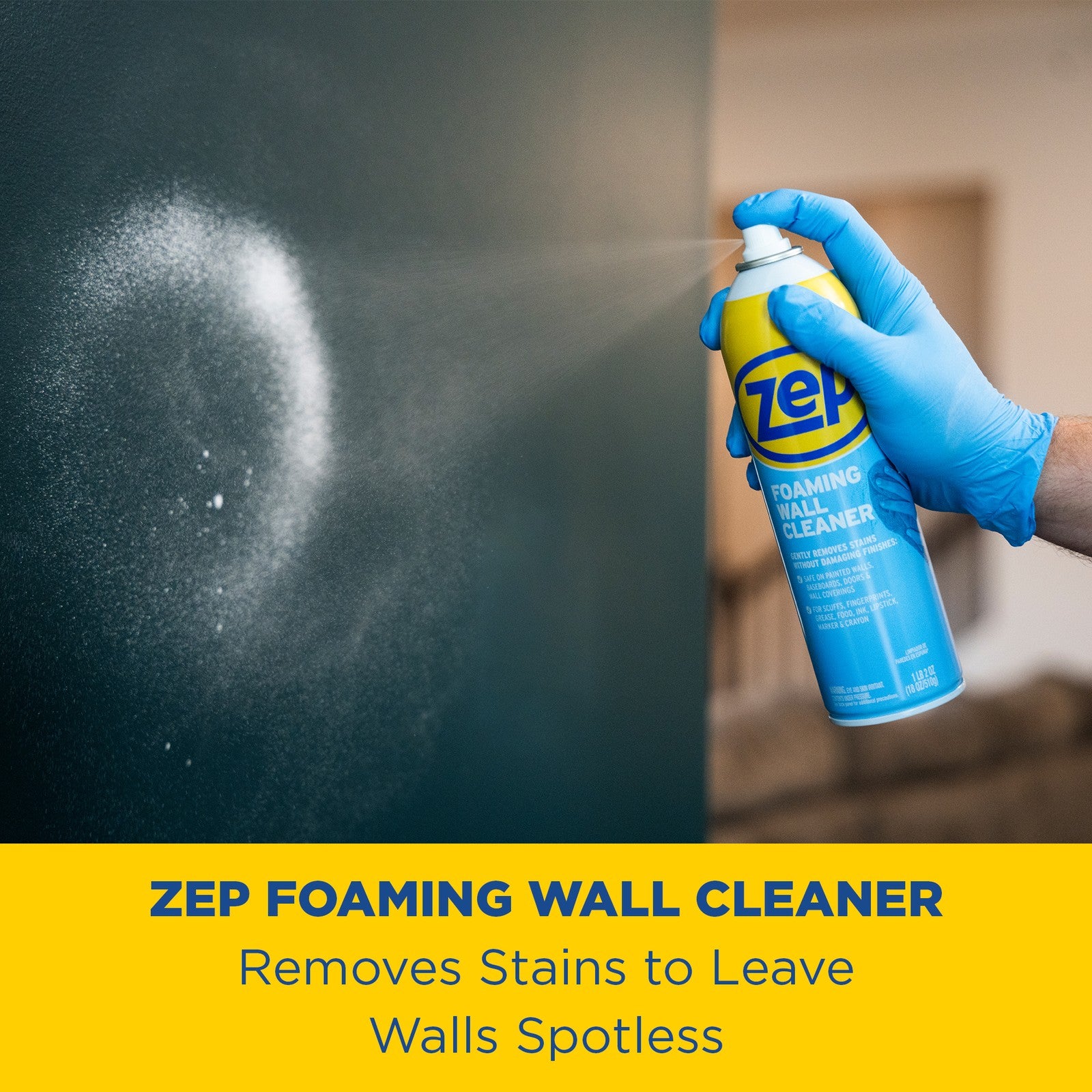 Zep Foaming Wall Cleaner - 18 oz (Case of 4) ZUFWC18