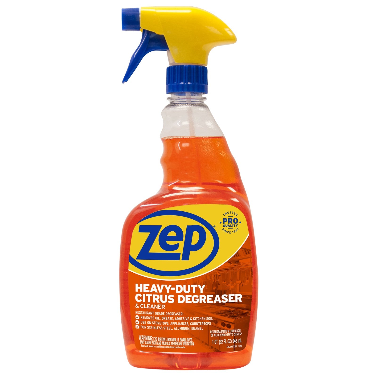 Zep Heavy-Duty Citrus Cleaner - 32 oz (Case of 12) ZUCIT32
