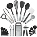 Cooking Utensil Set 23 Piece Stainless Steel Heat Resistant Kitchen Gadget Tools